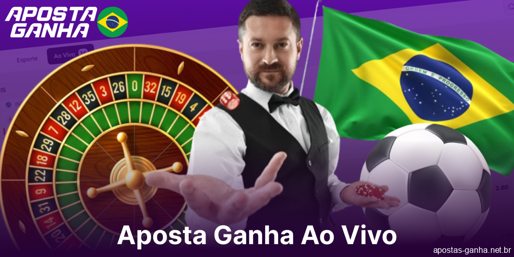 Opções de cassino ao vivo e apostas esportivas disponíveis no cassino Aposta Ganha