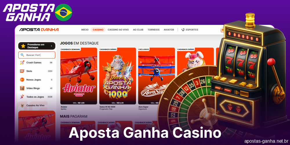 Jogos de cassino disponíveis no Aposta Ganha para jogadores do Brasil