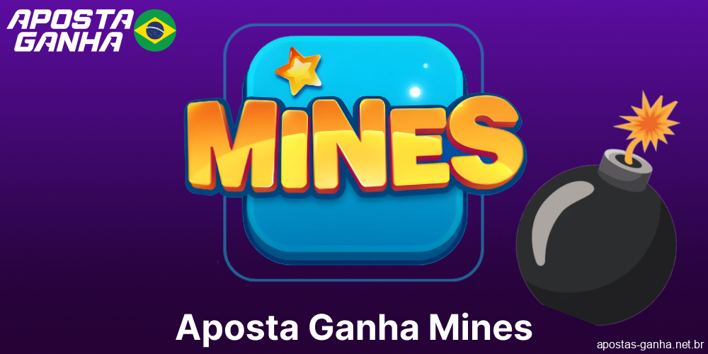 O jogo Mines disponível no Aposta Ganha para jogadores do Brasil