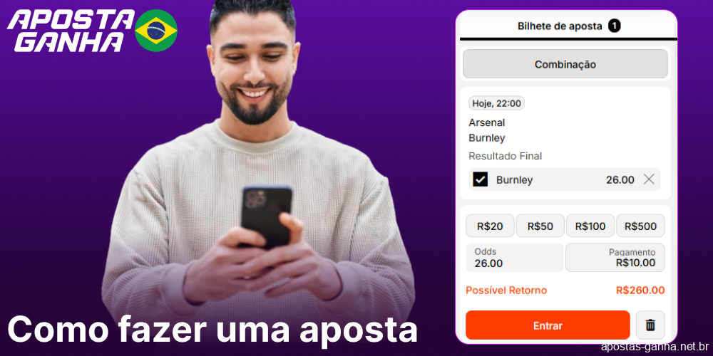 Guia para fazer apostas no futebol na Aposta Ganha para jogadores do Brasil