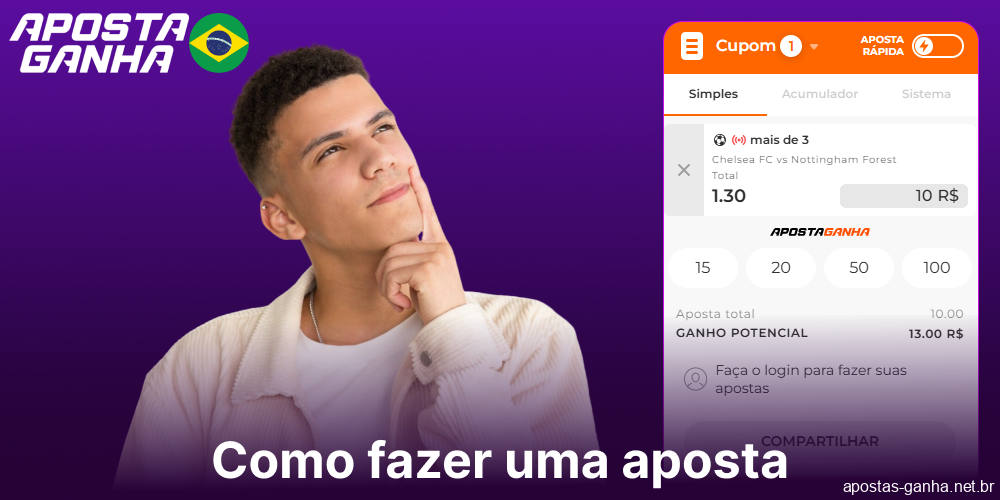 Guia para fazer apostas esportivas no Aposta Ganha para jogadores do Brasil