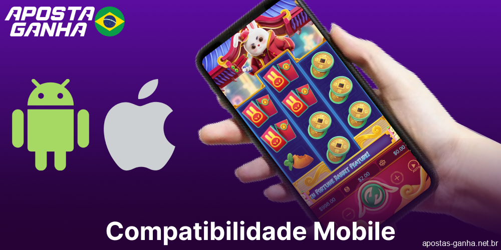 Jogo de slot Fotrune Rabbit disponível na aplicação móvel Aposta Ganha