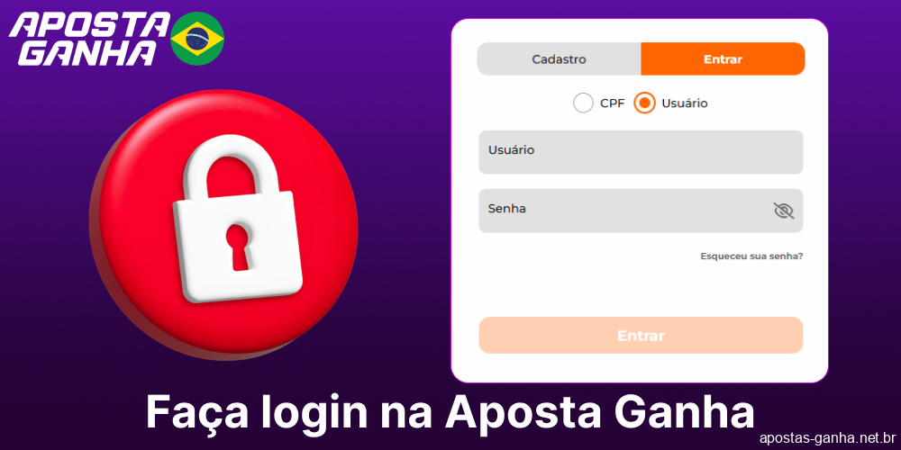 Guia para fazer login no site da Aposta Ganha para jogadores do Brasil