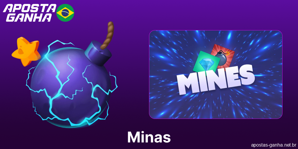O jogo Mines está disponível no Aposta Ganha no Brasil