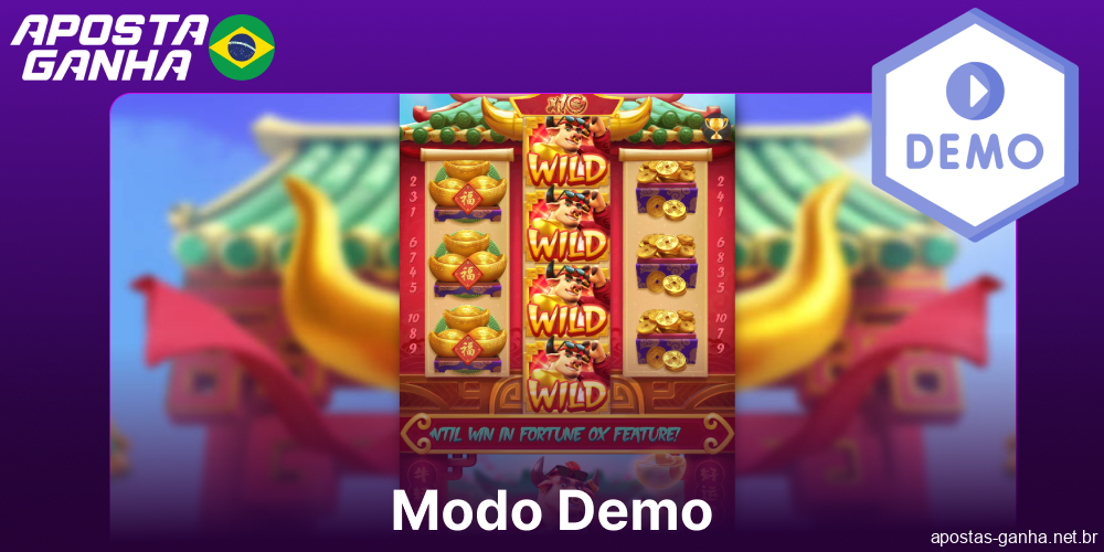 Jogue o jogo Fortune Ox no Aposta Ganha gratuitamente no modo de demonstração