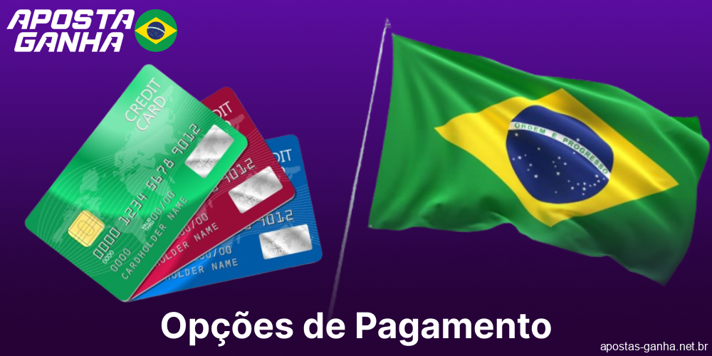 Opções de pagamento disponíveis no Aposta Ganha para jogadores do Brasil