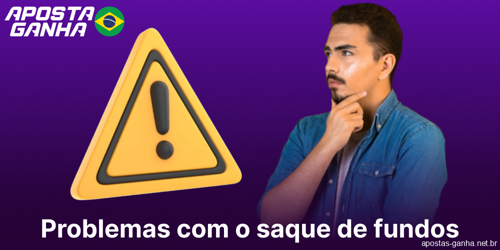 Possíveis problemas com saques do Aposta Ganha no Brasil