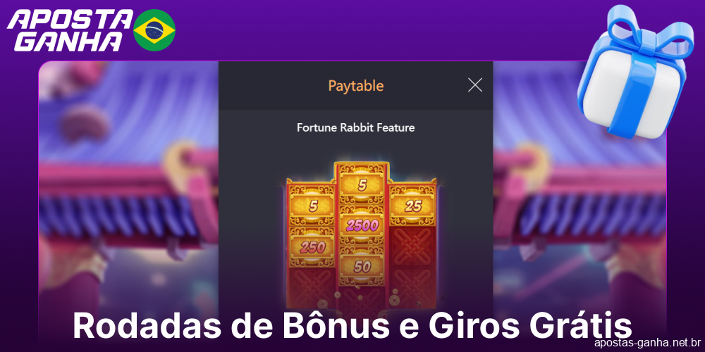 Recursos e bónus do jogo Fortune Rabbit para jogadores do Brasil